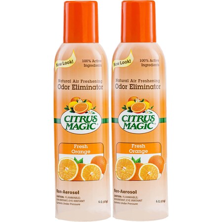 Citrus Magic Air Freshener, Fresh Orange Scent, 7 fl. oz AST, PK 6 BMT612172147CT